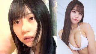 田中美久 本郷柚巴のおぱいに驚く。狙いを定める