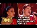 Can jenny conquer a shirley bassey classic  live week 2  x factor celebrity