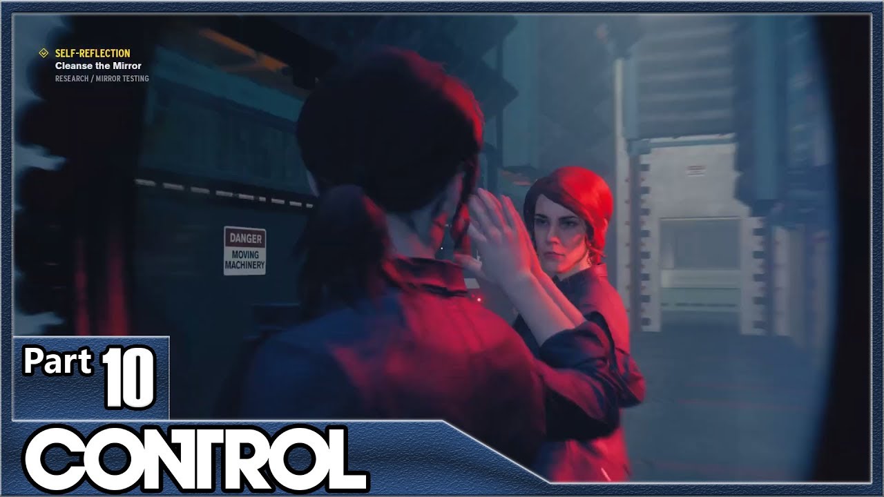 Control, Part 10 / Self Reflection Puzzle, Mirror Doppelganger Boss and Traffic Light