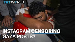 Did Instagram censor posts about the air strikes on Gaza?