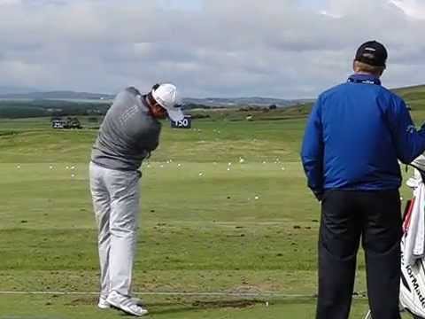 David Lipsky golf swing (Driver) - Scottish Open, July 2015, Gullane Golf Club