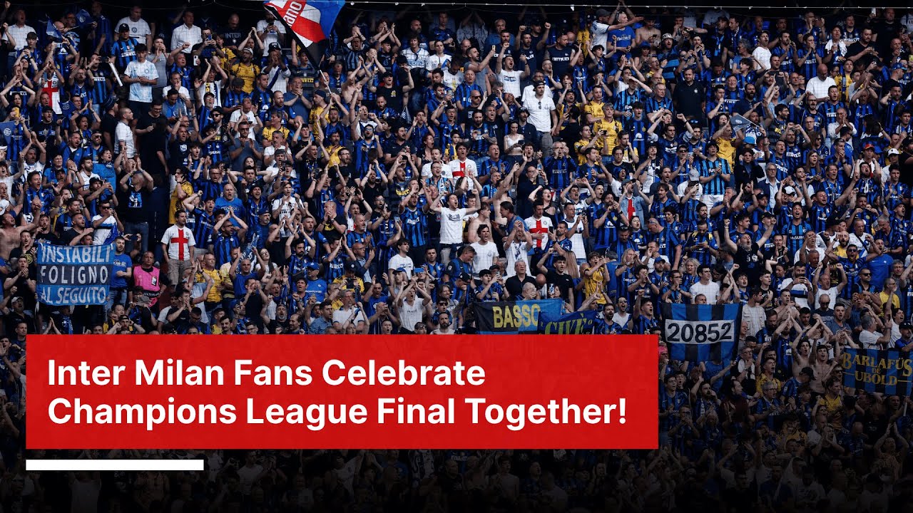PSG vs Inter Milan LIVE: Emotional Inter Milan Fans Watch Champions League Final | DWS News | AD1Z