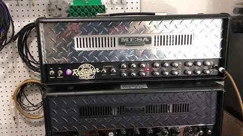 Mesa Boogie Triple Rectifier Rev F vs Multi Watt