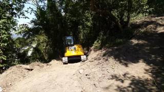 Cat 305E2 CR Excavator Building a Road (Part 3)