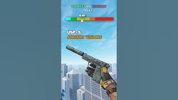 😳Lowest vs highest float in CS2 #avanmarket  #cs2 #cs2skins #counterstrike