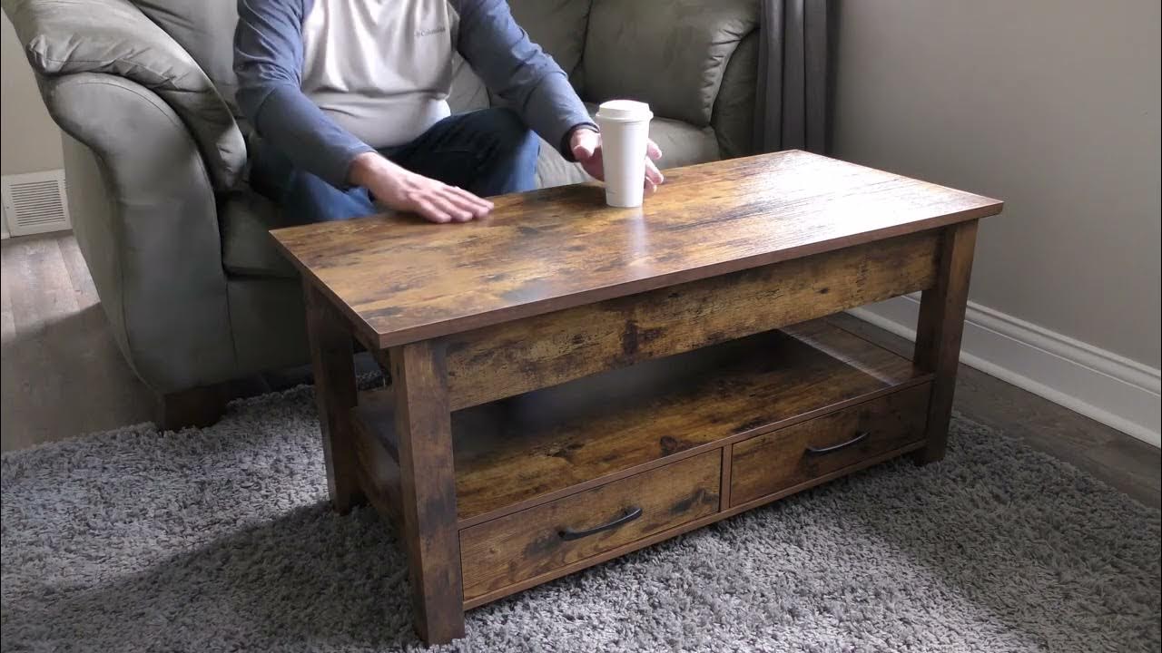 Follow up Review ROLANSTAR LIFT TOP COFFEE TABLE Unboxing Assembly