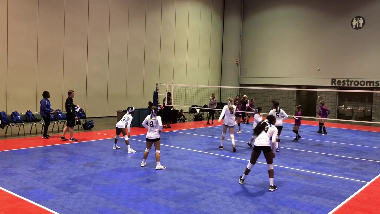 2018 Disney Volleyball Showcase 2nd match 2nd set YouTube