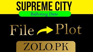 Supreme City Balloting Update Bismillah develops ZOLO real estate