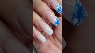 Marble Gel Nails nailart nailtutorial nails