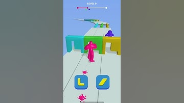 blob shifter run 3d level - 8 wait for end for funny 🤣 moment #shorts #youtubeshorts #trending