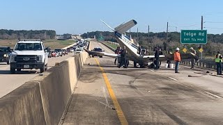 LIVE | Update after small plane crashes on Grand Parkway in northwest Harris County