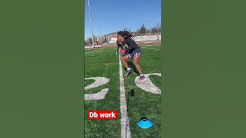 Db footwork #footballdrills #footwork #footworkdrills #defensiveback