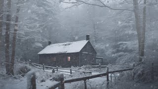 Snowfall Symphony for Calm Evenings | Ambient White Noise & Nature Sounds to Concentration and Study