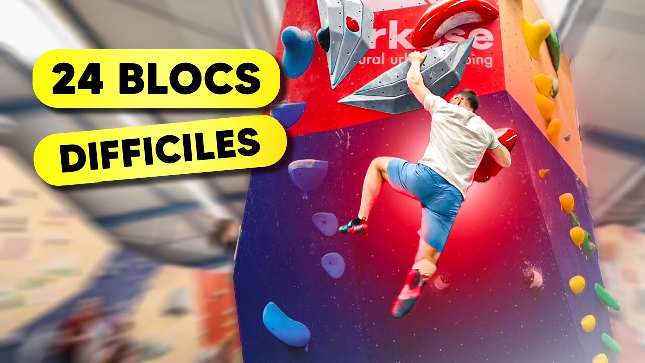 J'escalade TOUS les blocs rouge d'Arkose en 15 min