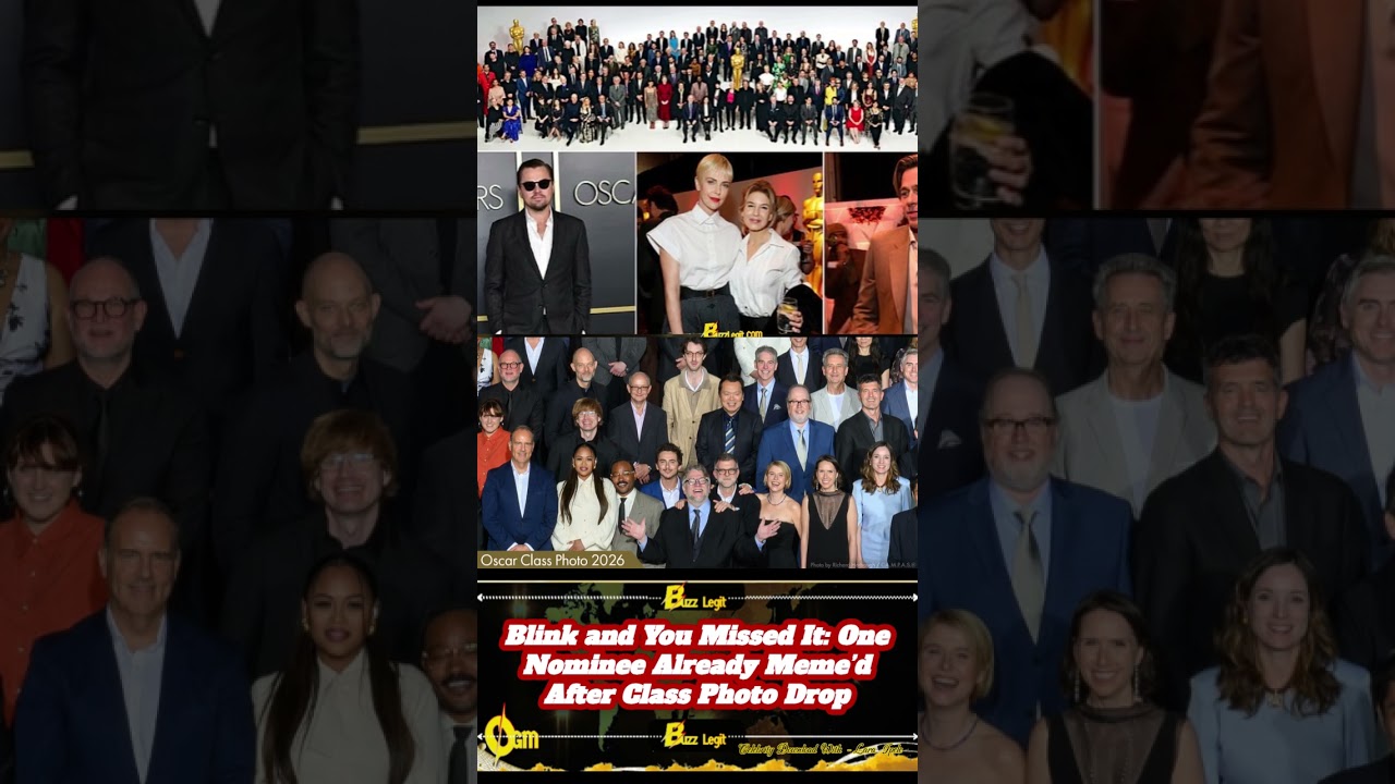 Моргните — и пропустите: один из номинантов уже стал мемом после публикации группового фото 