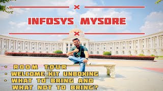 Infosys mysore welcome kit unboxing & Room tour