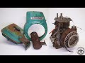 Classic Kawasaki KF100 10hp Generator Engine Restoration part 3 assembly  and test.