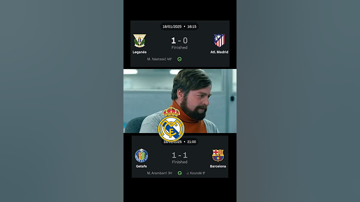 LaLiga 24/25 Matchday CD Leganés vs Atlético de Madrid 1-0  and Getafe CF vs FC Barcelona 1-1 Meme