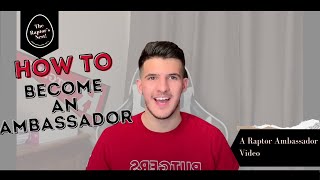 How to become a Raptor Ambassador