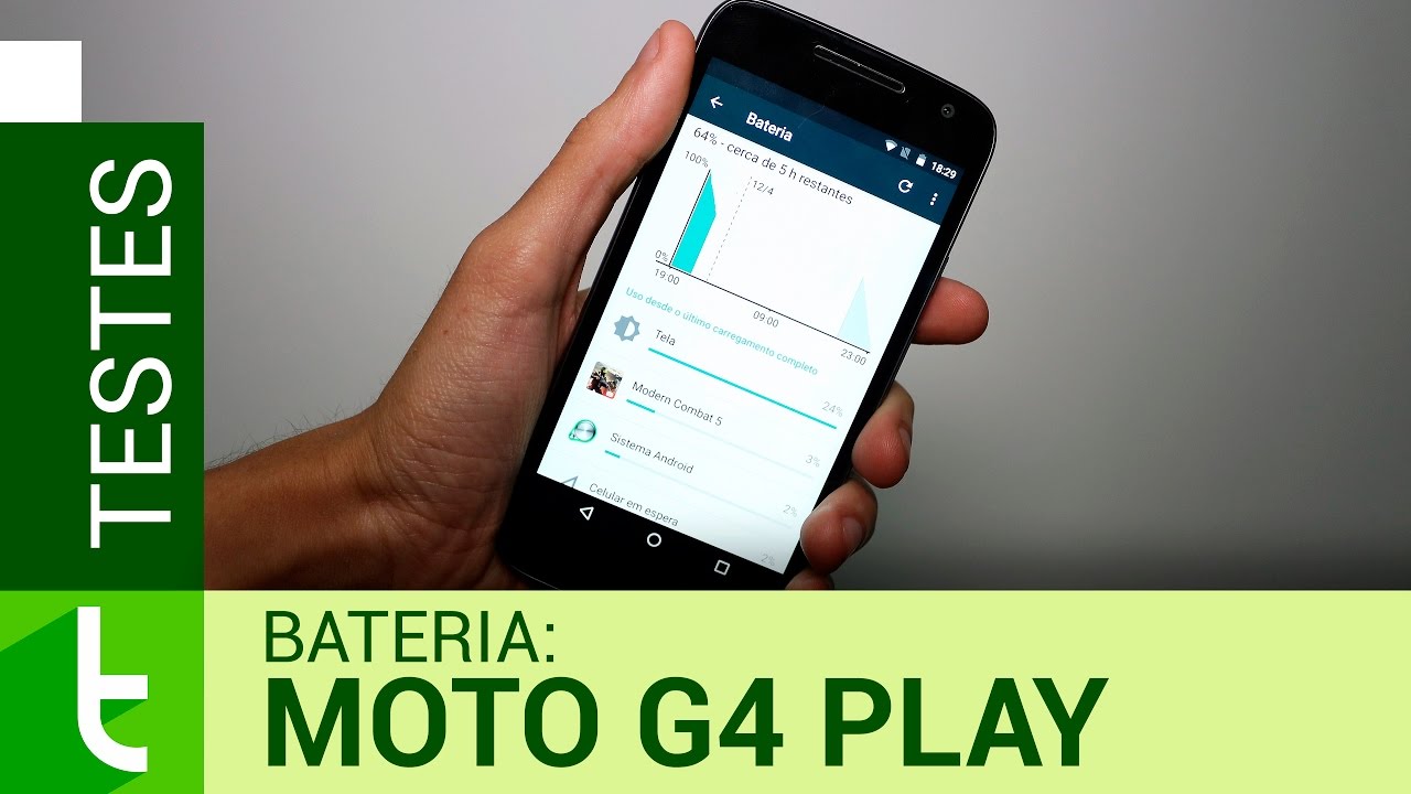 Autonomia do Moto G4 Play  Teste oficial de bateria do