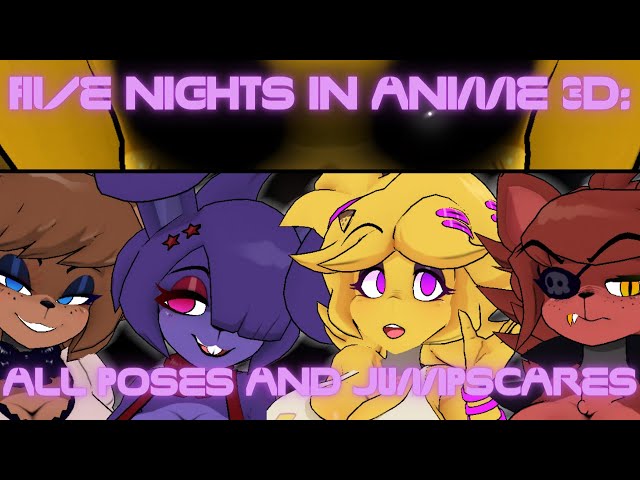 Five Nights in Anime 3D - All Jumpscares & Extras 