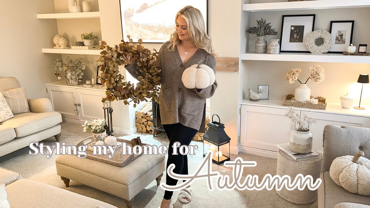 STYLING MY HOME FOR AUTUMN | neutral autumn decor inspiration | modern country style 🍂