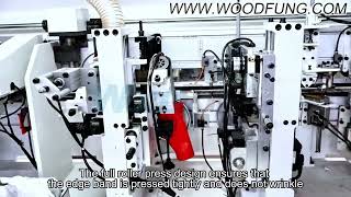 Woodfung MY15 Automatic Soft Forming Edge Banding Machine  #woodworkingmachine #edgebandingmachine screenshot 5