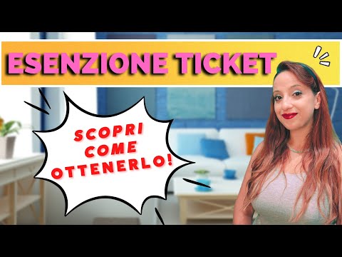 ESENZIONE TICKET SANITARIO