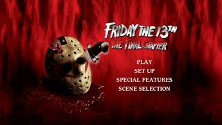 Friday the 13th Part 4 The Final Chapter (1983) DVD Menu