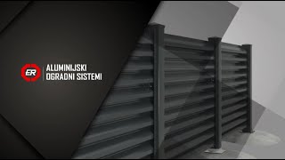 EURO ROAL - Aluminijski sistem ograda