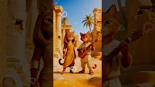 Sunny Desert Cat Duet 🌞🐱 | Cute Kids Song with Guitar 🎸