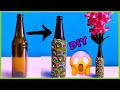 Easy Dot MANDALA Bottle painting | DIY Bottle Art | S crafts