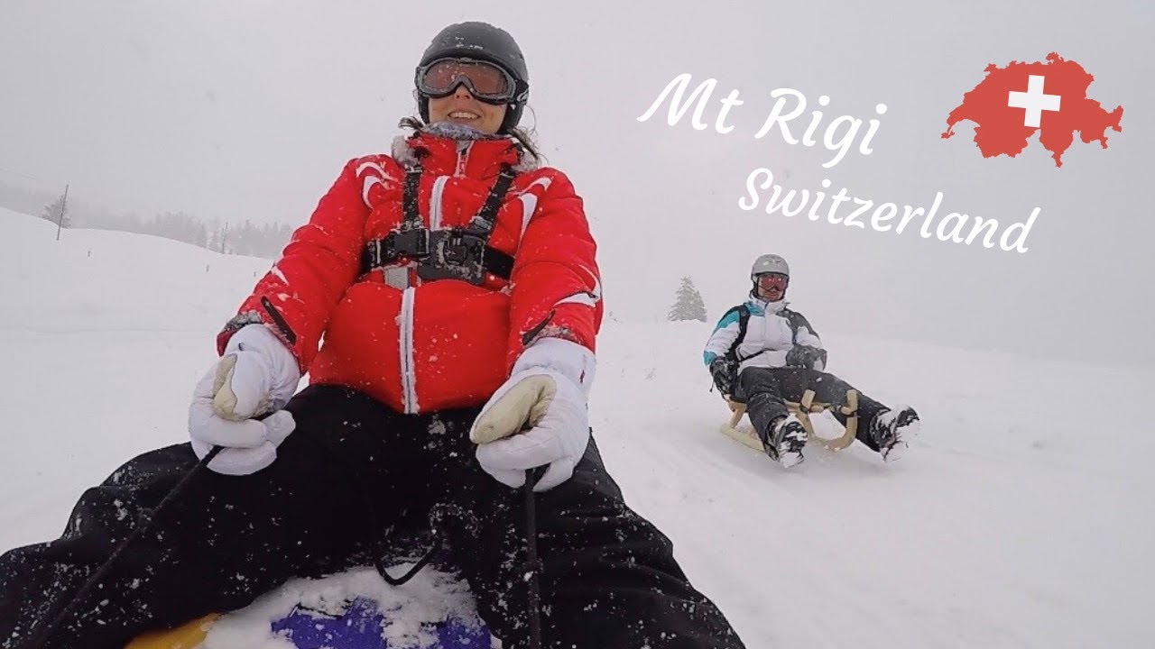 Epic Sledding at Mt. Rigi in Switzerland - YouTube