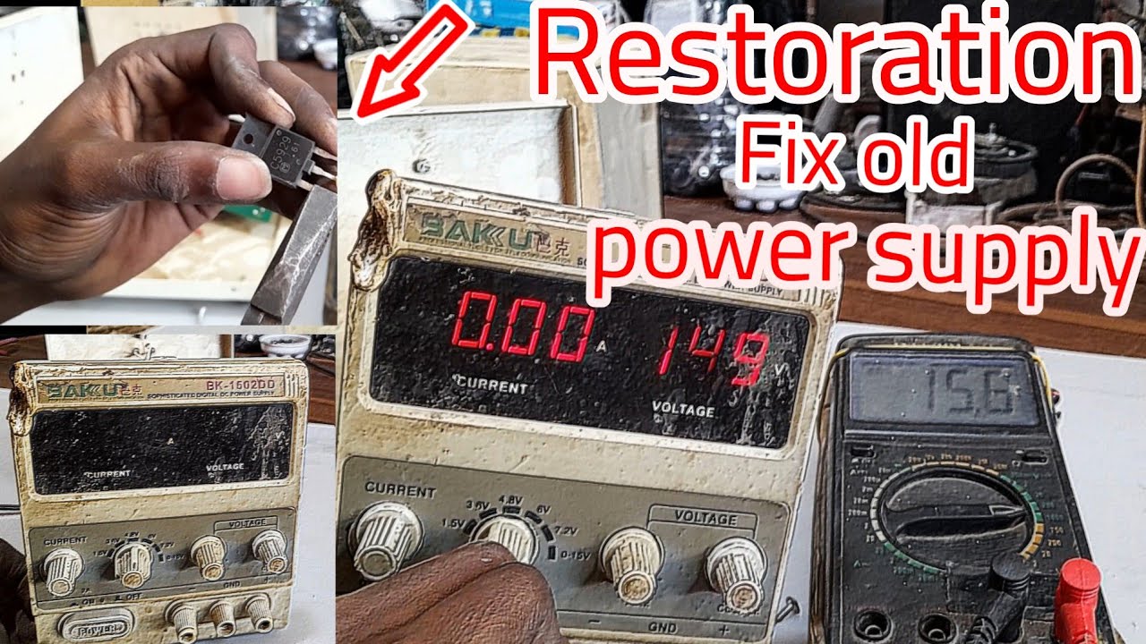 HOW TO Restoration FIX VARIABLE DC POWER SUPPLY @DIYElectrix ...