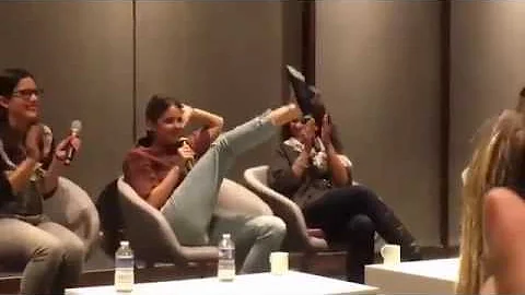 Shelley and Melissa dancing
