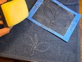 Pounce Powder Image Transfer for Chain Stitch Embroidery