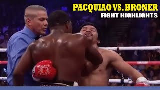 The Problem Solved By Pacquiao | Manny Pacquiao 🇵🇭 Vs Adrien Broner 🇺🇸 | Fight Highlights