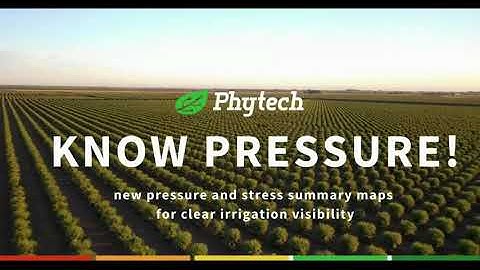Phytech July 2020 Plant App update: pressure and stress summary maps