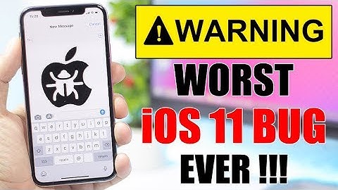 **WARNING** Crazy iOS 11 BUG - Your iPhone Is At Risk !