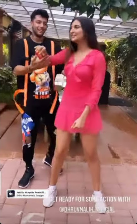 Splitsvilla 13 || Sapna Malik and Dhruv Malik Cute Video