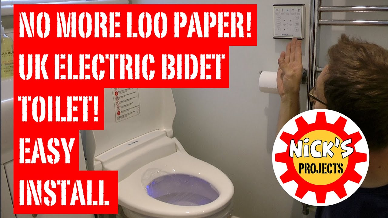 How To Install A UK Electric Bidet (Japanese style) Toilet Brookpad
