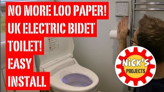 How To Install A UK Electric Bidet (Japanese style) Toilet - Brookpad Spashlet 1300RB