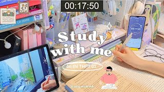 STUDY with me // pomodoro 01// music for studying hour