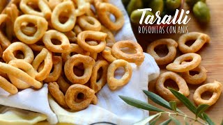 Taralli / Rosquitas Italianas Saladas con Anís