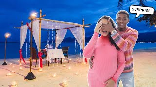 Surprising My Fiance With A Romantic Date Night On The Beach! *Beautiful*