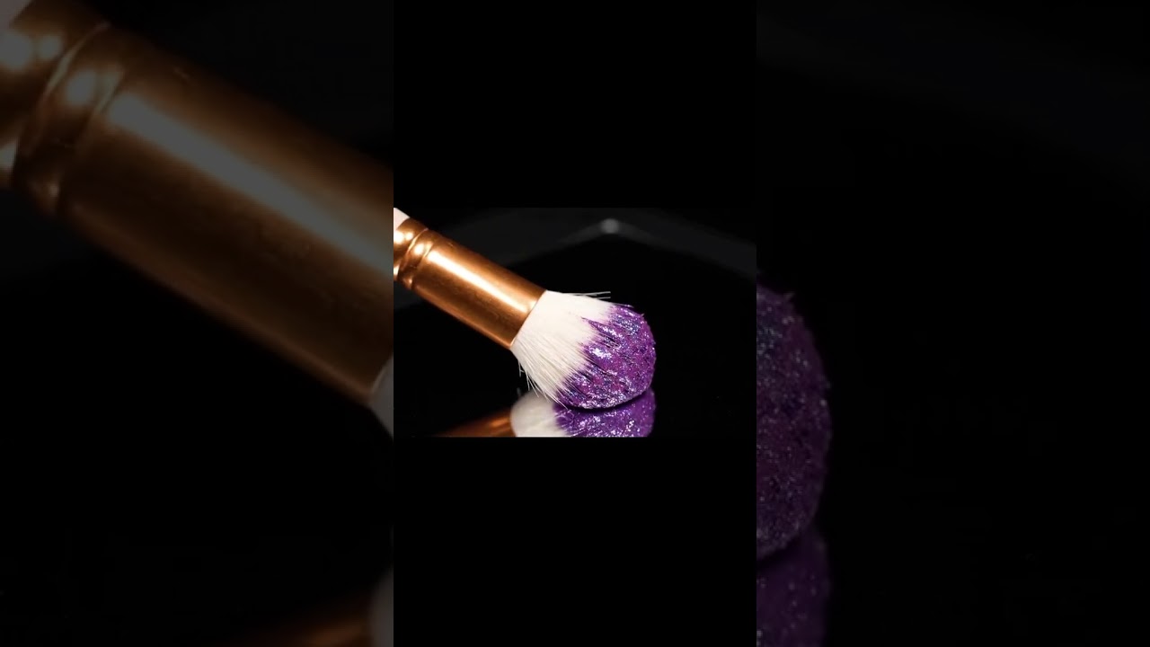 Kabuki Brush Paint Swipe ✨💜 | Oddly Satisfying ASMR