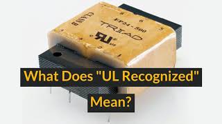 UL Listed vs. UL Recognized: What's the Difference? UL Listed vs. UL Recognized: What's the Difference?