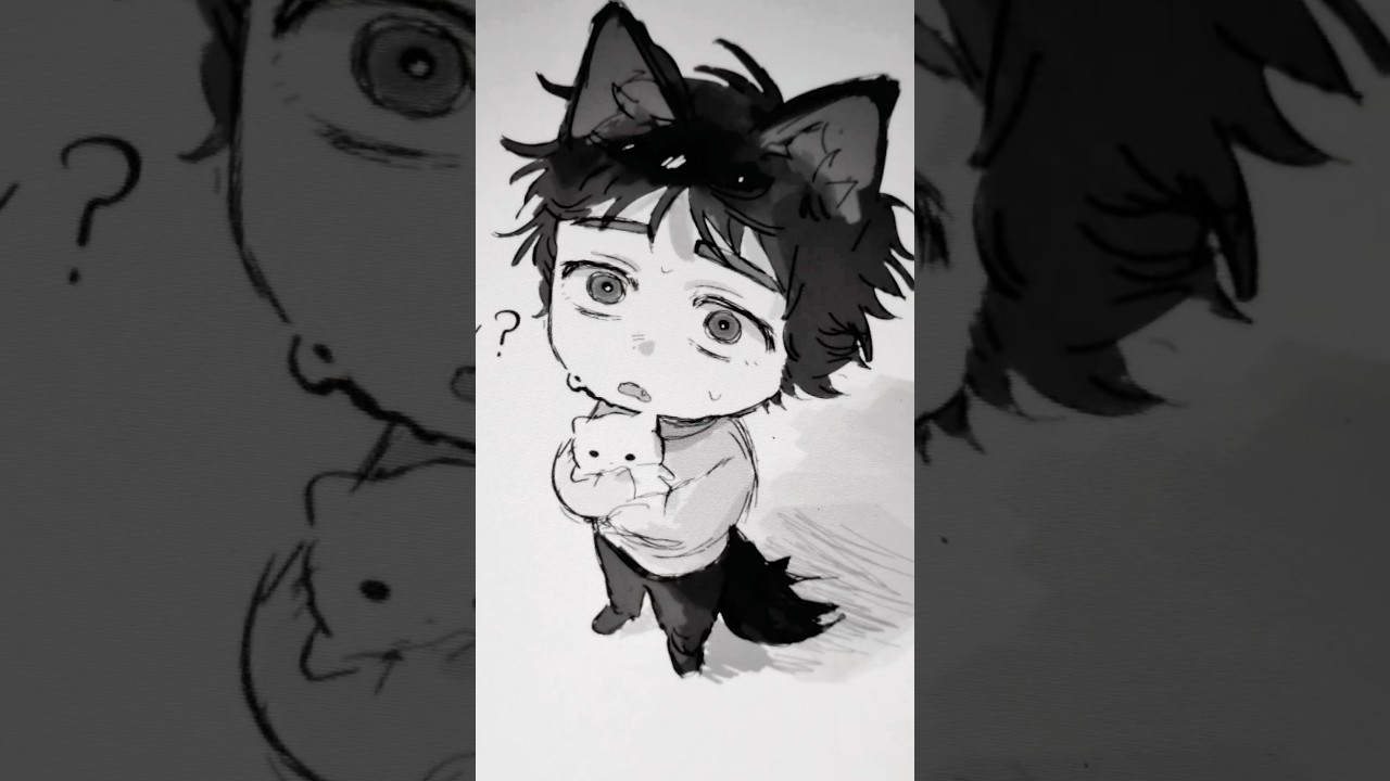 置いてかれちゃったね #oc #イラスト #創作