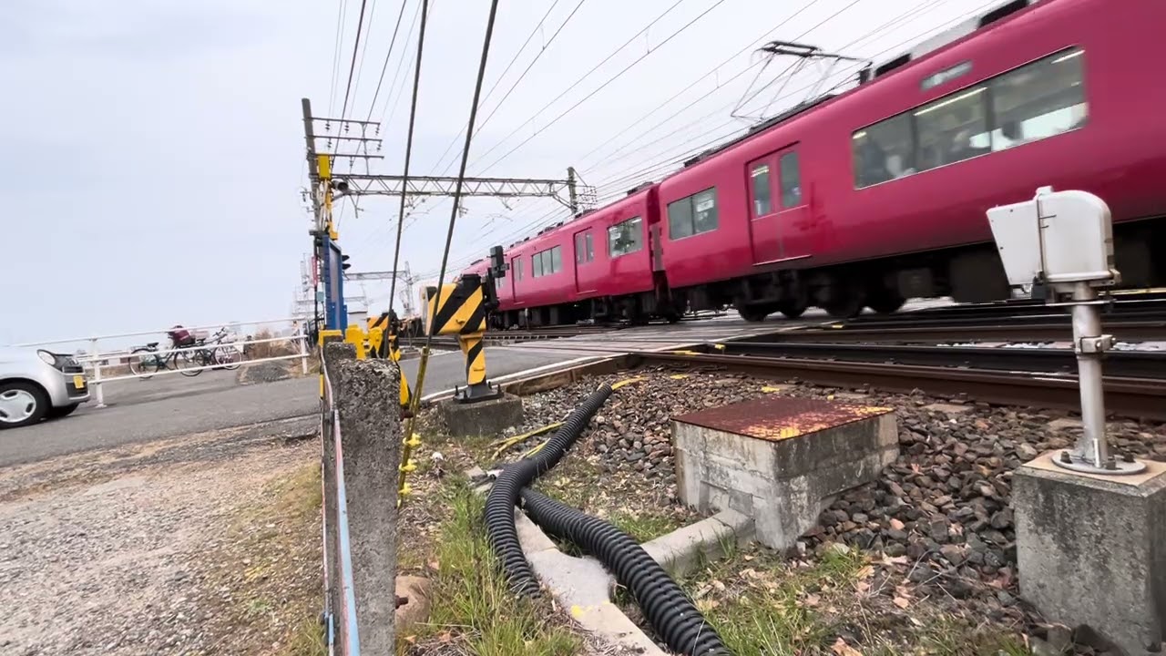名鉄　枇杷島分岐点にて