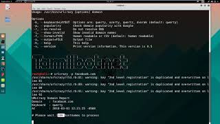 URLCrazy  -Generate and test domain typos -Kalilinux-TamilBotNet